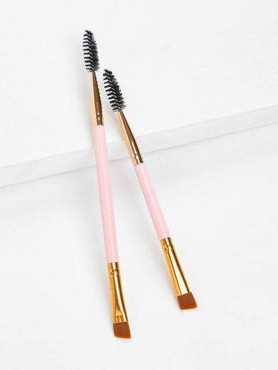Double Ended Eye Brush 2pcs-makeup-Des Mess