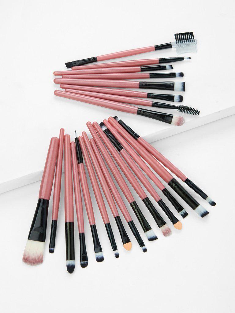 Two Tone Handle Makeup Brush Set 22Pcs-makeup-Des Mess