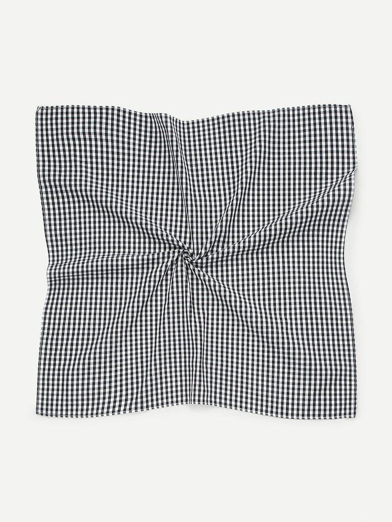 Gingham Pattern Bandana-accessories-Des Mess