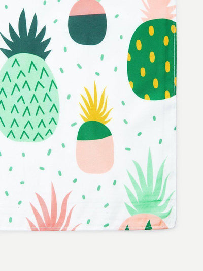 Pineapple Print Bandana Scarf-accessories-Des Mess