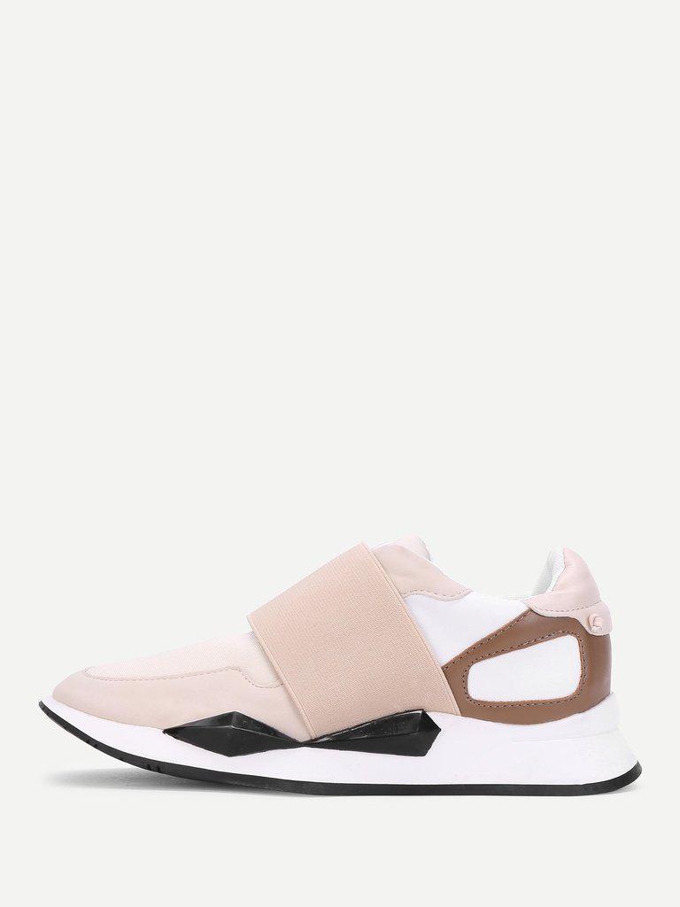 Two Tone Slip On Sneakers-shoes-Des Mess