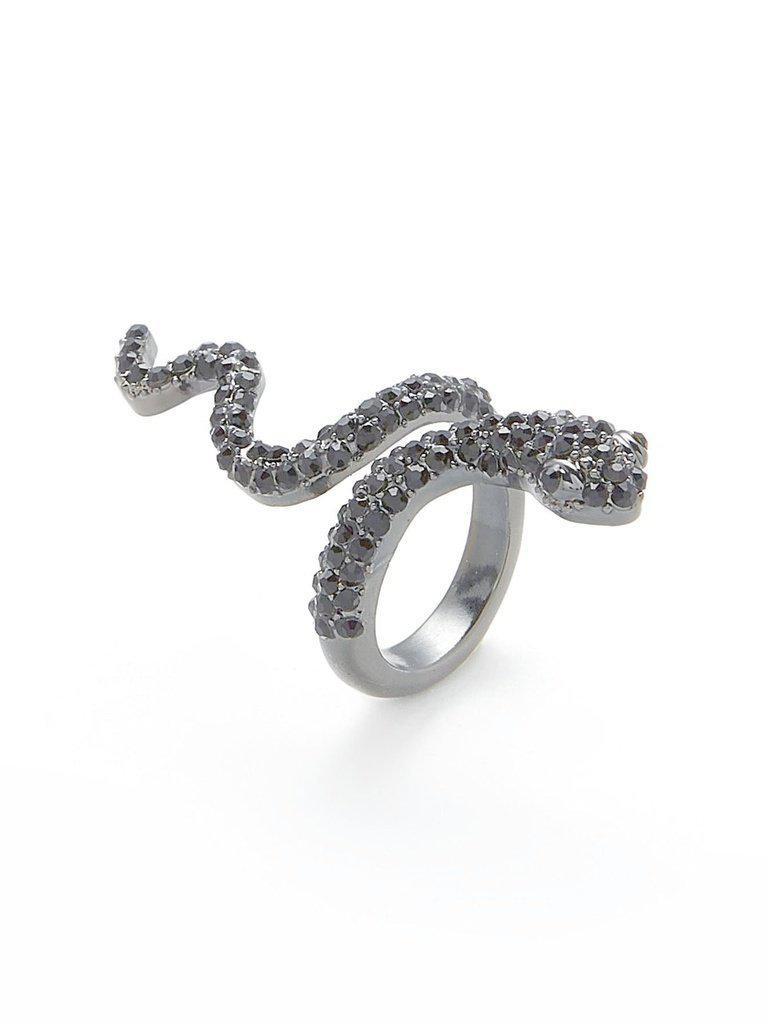 Rhinestone Snake Design Cute Ring-jewelry-Des Mess