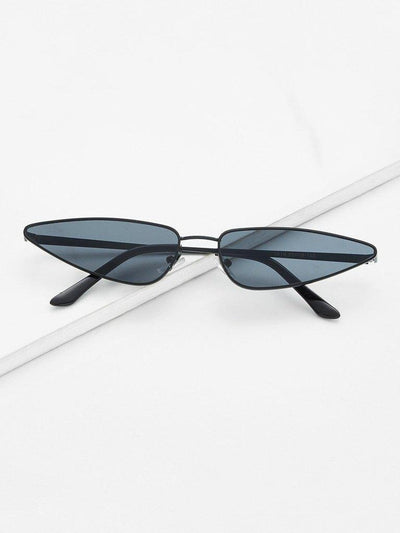 Skinny Frame Cat Eye Sunglasses-accessories-Des Mess