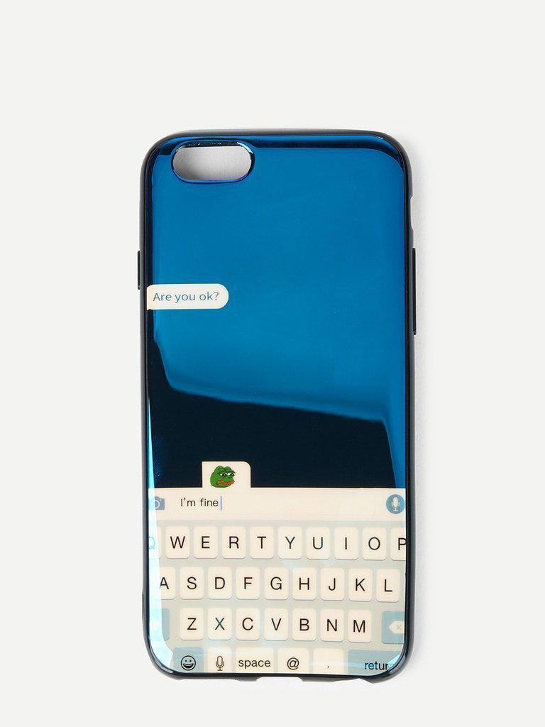 Alphabet Keyboard Print iPhone Case-others-Des Mess
