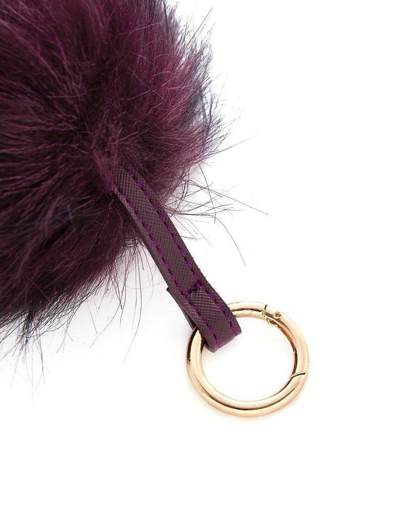Faux Fur Pom Pom Keychain-others-Des Mess