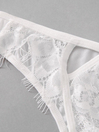 Eyelash Lace Lingerie Set-lingerie-Des Mess