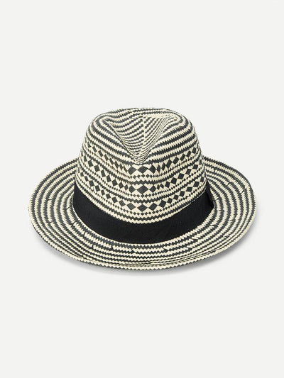 Straw Fedora Hat-accessories-Des Mess