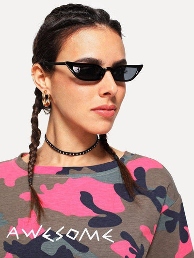 Two Tone Cat Eye Sunglasses-accessories-Des Mess