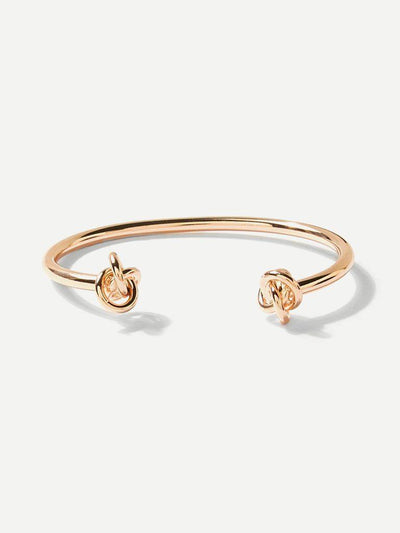 Knot Detail Cuff Bangle-jewelry-Des Mess