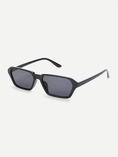 Plain Frame Mirror Lens Sunglasses-accessories-Des Mess