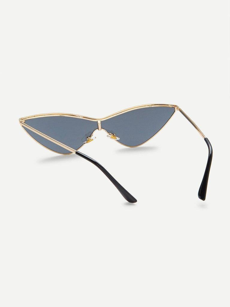Metal Extreme Cat Eye Sunglasses-accessories-Des Mess