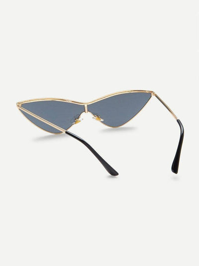Metal Extreme Cat Eye Sunglasses-accessories-Des Mess