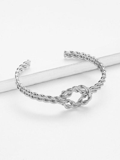 Double Layered Twist Cuff Bangle--Des Mess
