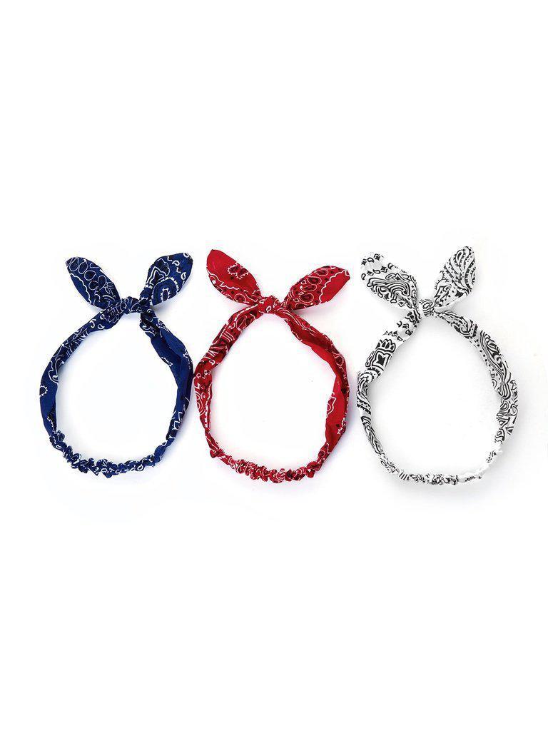 Graphic Print Cute Ear Headband-hair-Des Mess