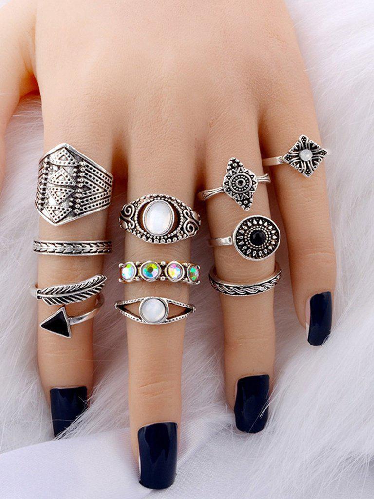 Wrapped Ring Pack 10pcs-jewelry-Des Mess