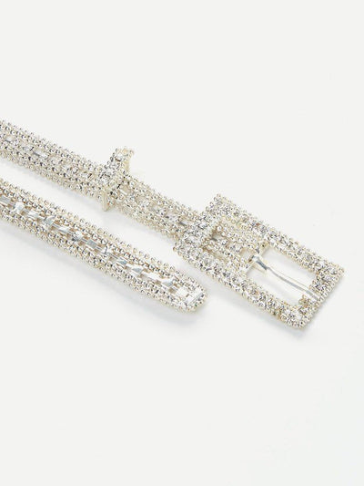Rhinestone Metal Belt-accessories-Des Mess