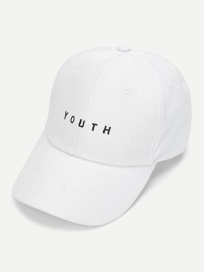 Embroidered Letter Baseball Cap--Des Mess