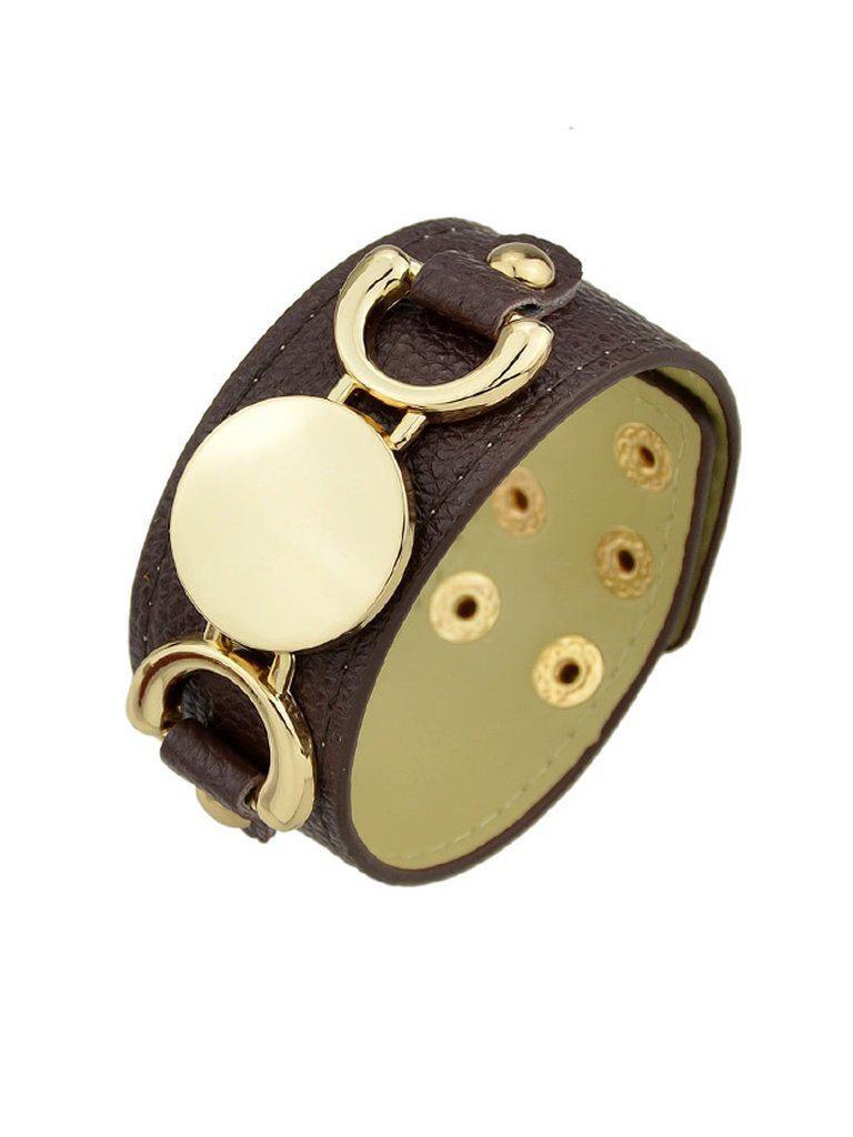 Coffee Original Letter Wide Bangle--Des Mess