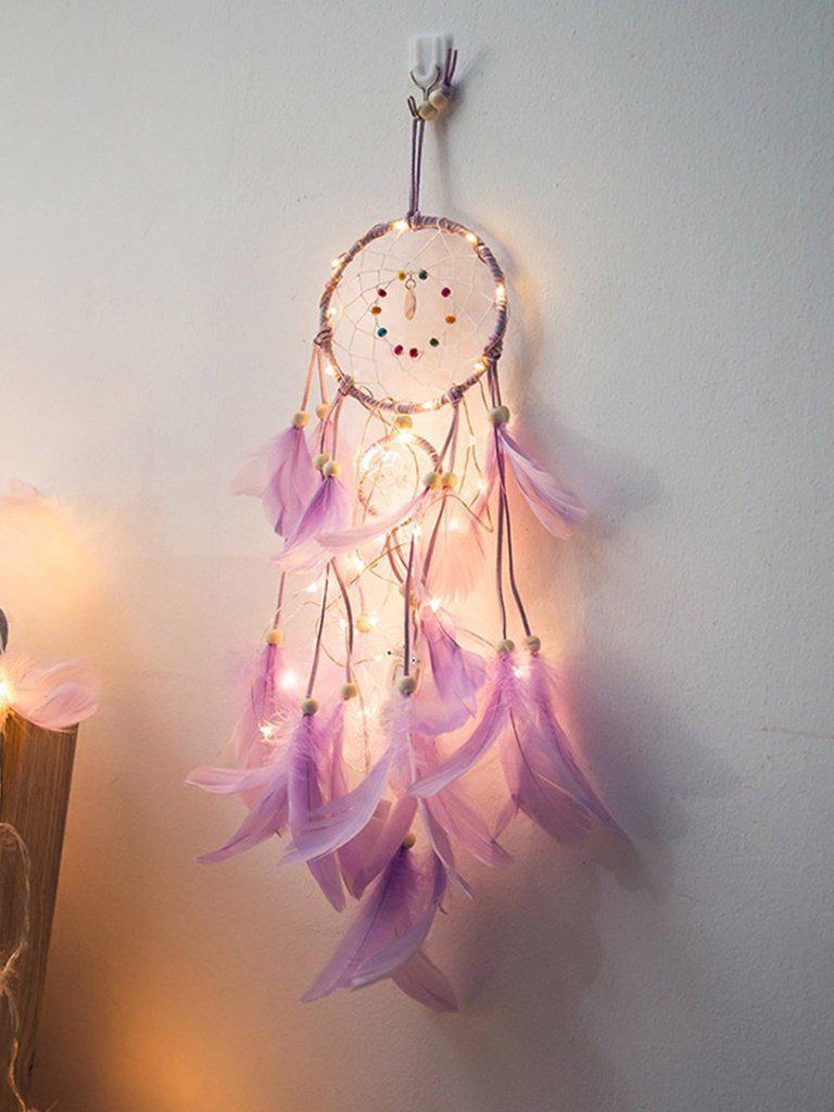 Feather Fringe Dreamcatcher Light-others-Des Mess