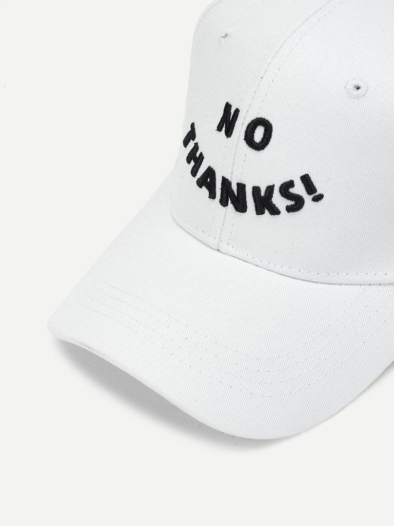 Embroidered Letter Baseball Cap-accessories-Des Mess