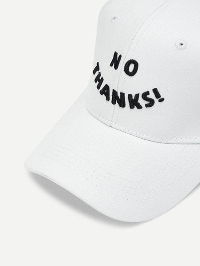 Embroidered Letter Baseball Cap-accessories-Des Mess