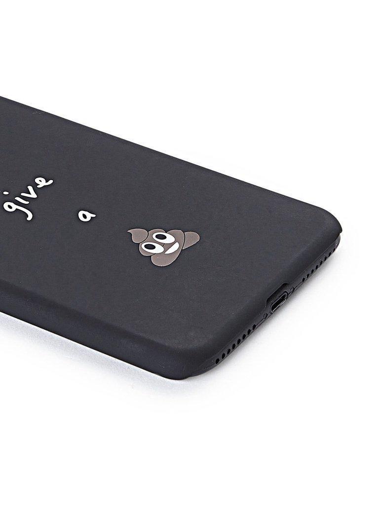 Slogan Print iPhone Case-others-Des Mess