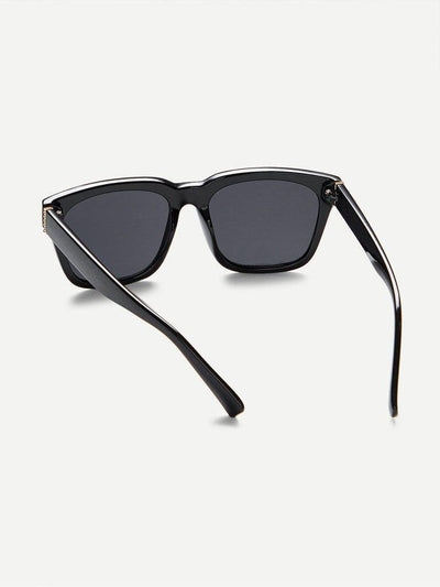 Oversized Flat Lens Sunglasses-accessories-Des Mess