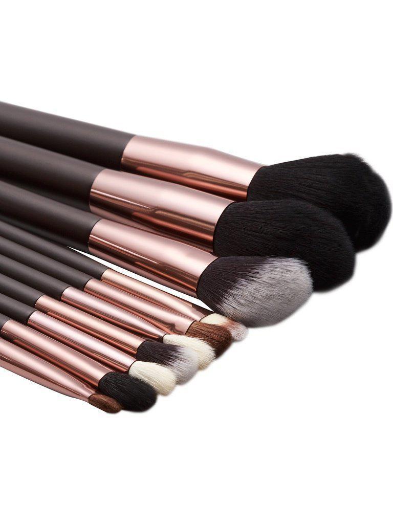 Coffee Professional Makeup Brush Set With Box-makeup-Des Mess