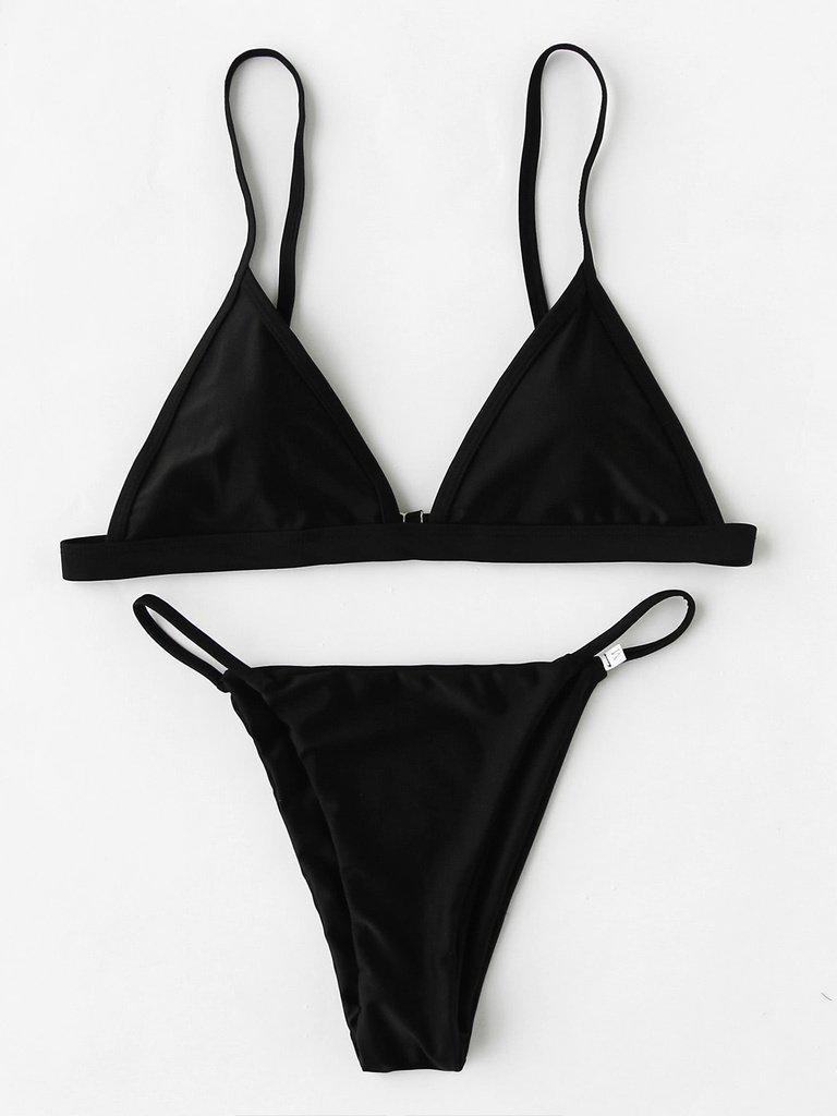 Beach Triangle Bikini Set-swimwear-Des Mess