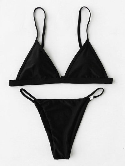 Beach Triangle Bikini Set-swimwear-Des Mess