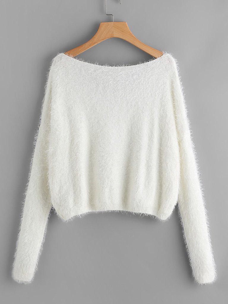 Single Pocket Front Fuzzy Jumper-outerwear-Des Mess