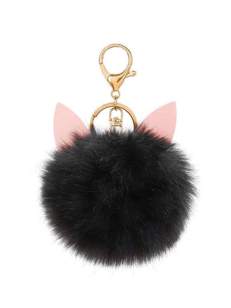 Pom Pom Keychain With Ear-others-Des Mess