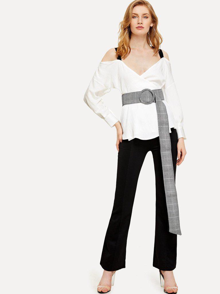 Circle Buckle Plaid Belt-accessories-Des Mess