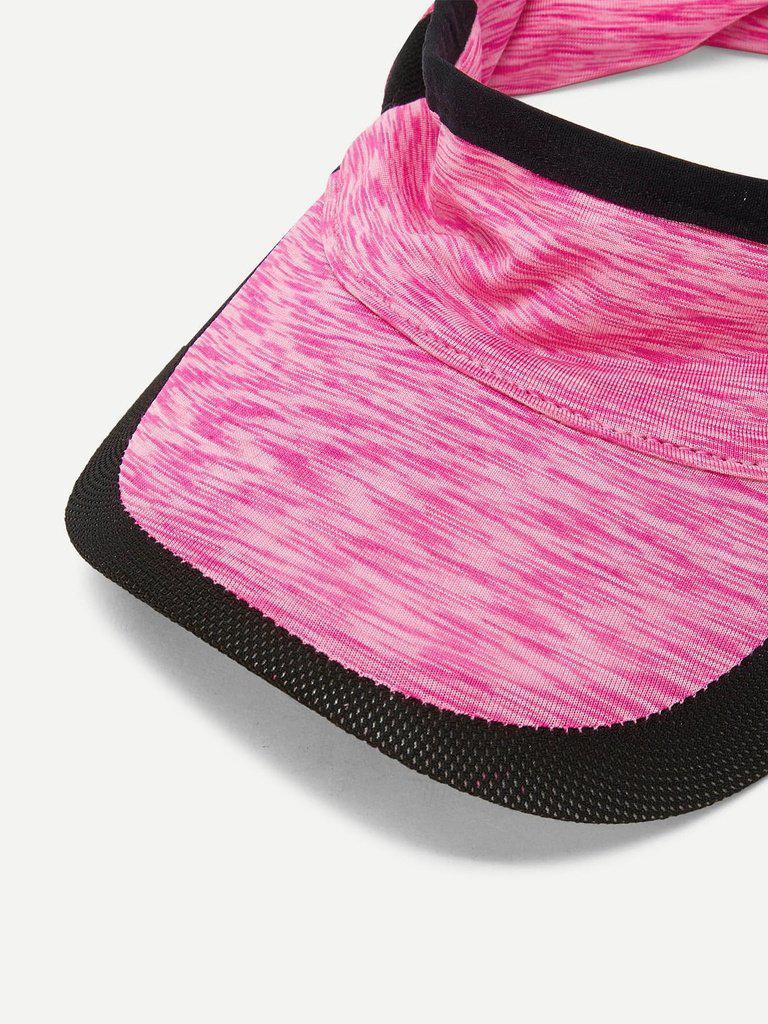 Contrast Trim Visor Hat--Des Mess