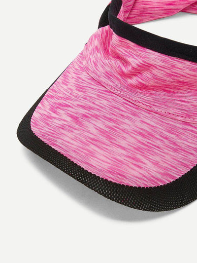 Contrast Trim Visor Hat--Des Mess