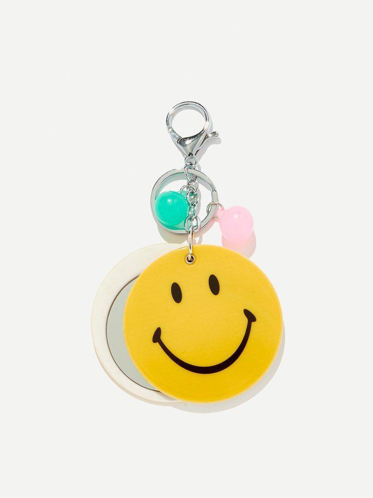 Random Color Ball Round Emoji Keychain-others-Des Mess