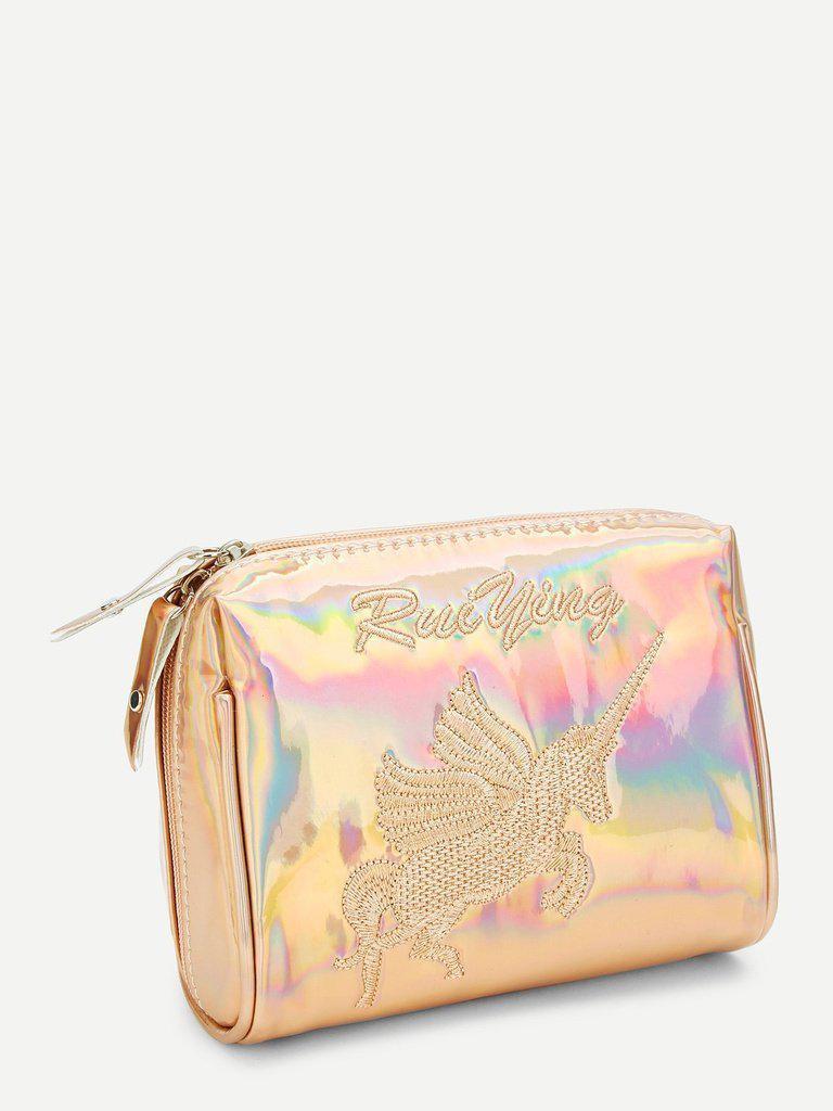 Metallic Makeup Bag-makeup-Des Mess