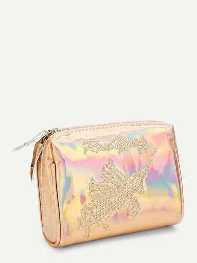 Metallic Makeup Bag-makeup-Des Mess