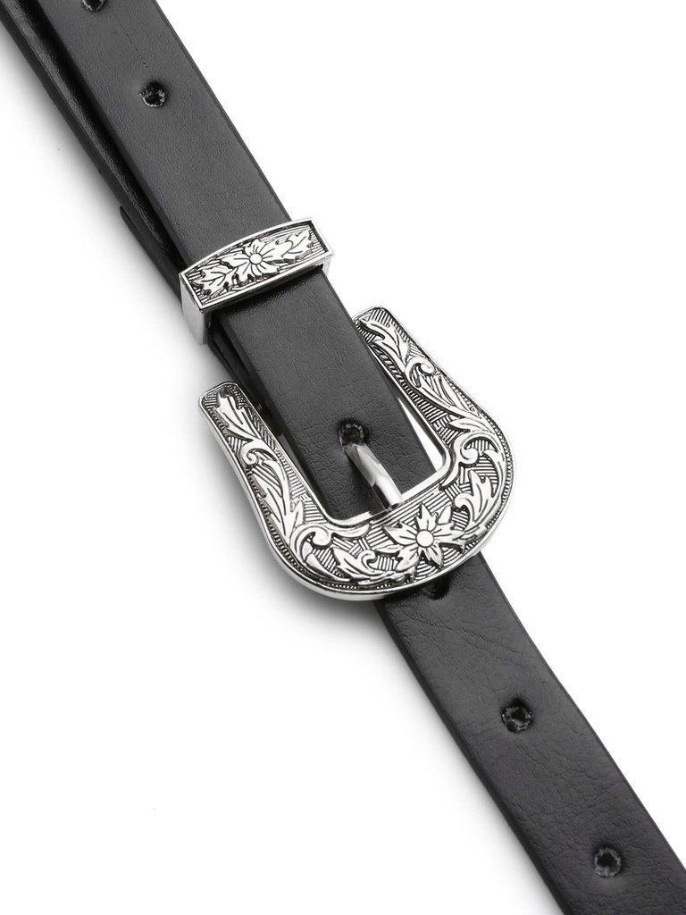 Double Buckle Western Belt-accessories-Des Mess
