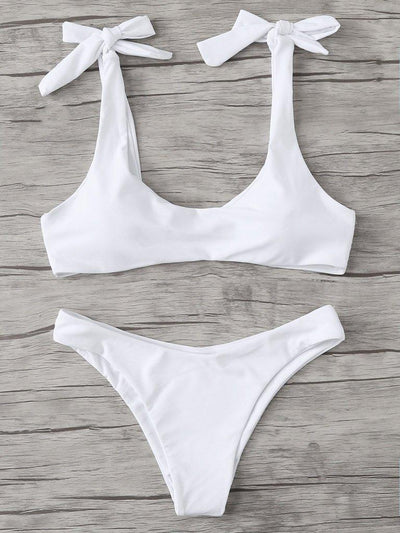 Knot Straps Bikini Set--Des Mess