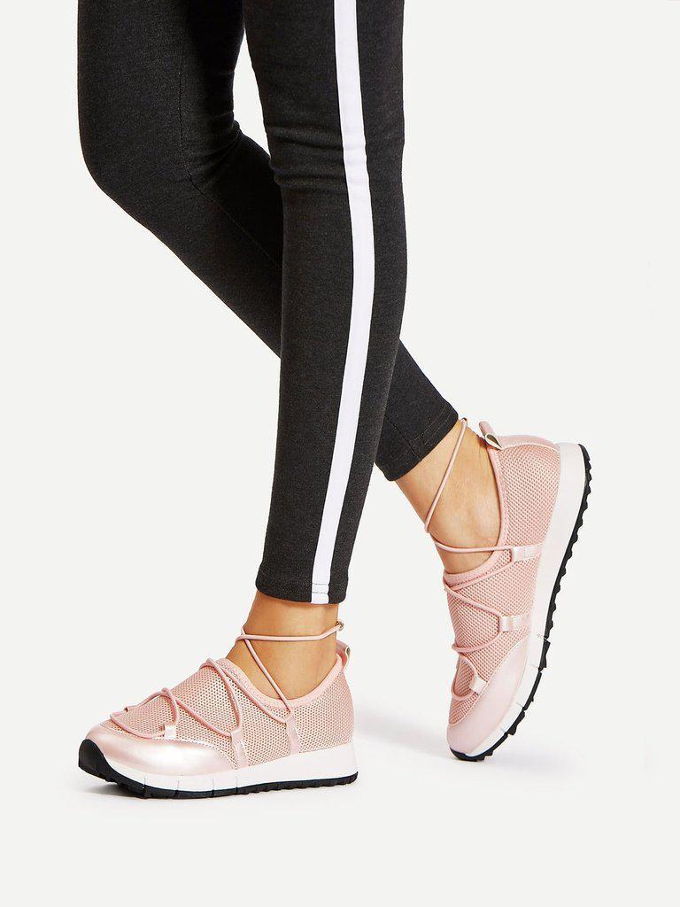 Net Surface Low Top Sneakers-shoes-Des Mess
