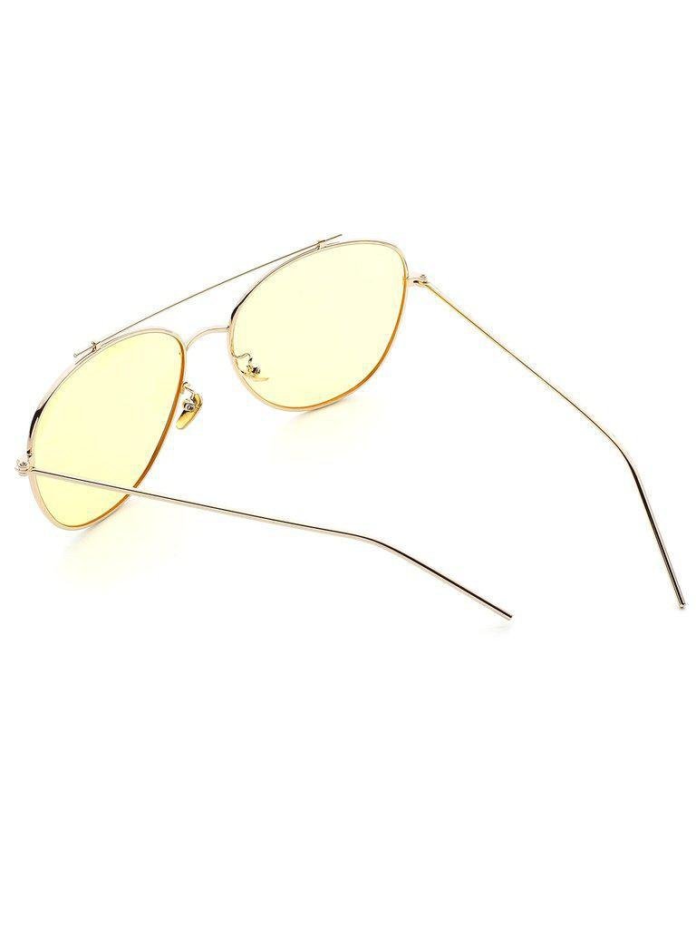 Top Bar Aviator Sunglasses-accessories-Des Mess