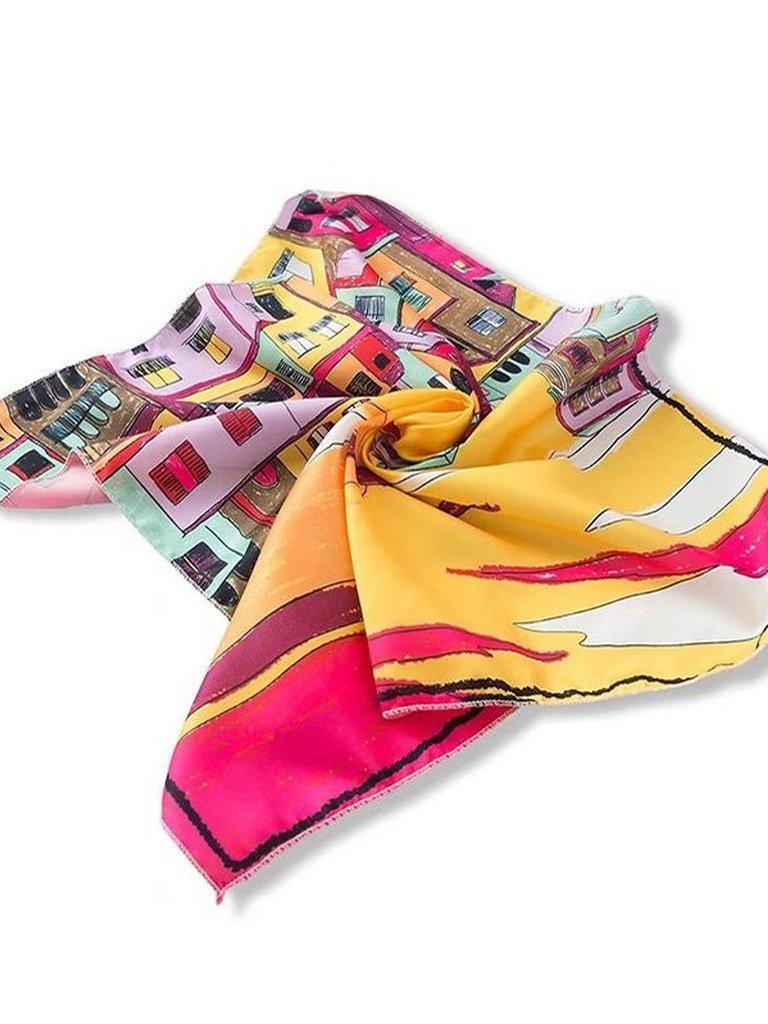 Cartoon Print Bandana Scarf-accessories-Des Mess