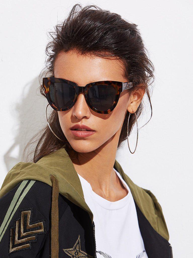 Oversized Cat Eye Sunglasses-accessories-Des Mess