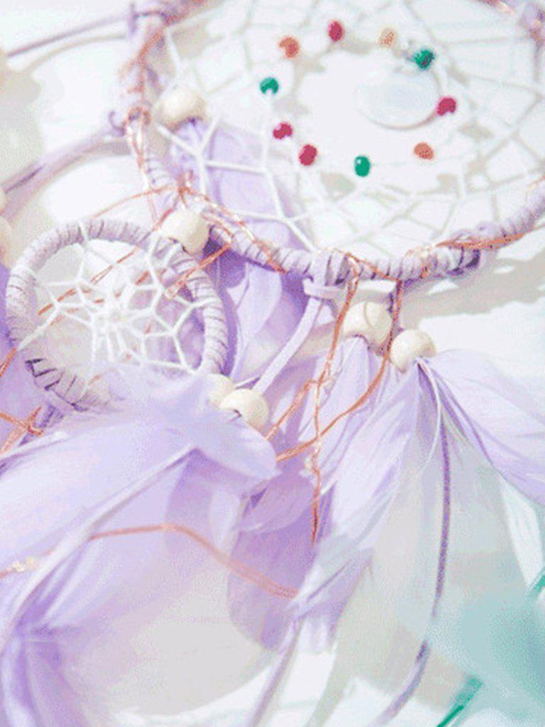 Feather Fringe Dreamcatcher Light-others-Des Mess
