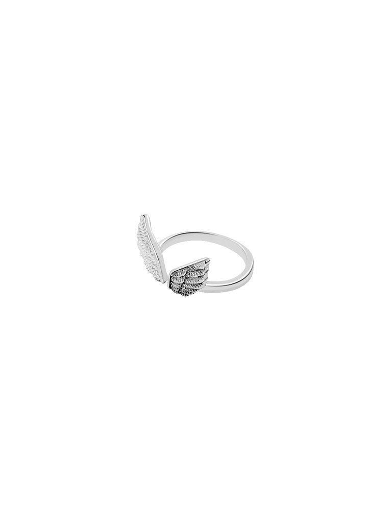 Silver Plated Wings Ring-jewelry-Des Mess