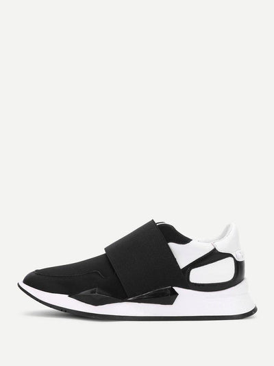Two Tone Slip On Sneakers-shoes-Des Mess