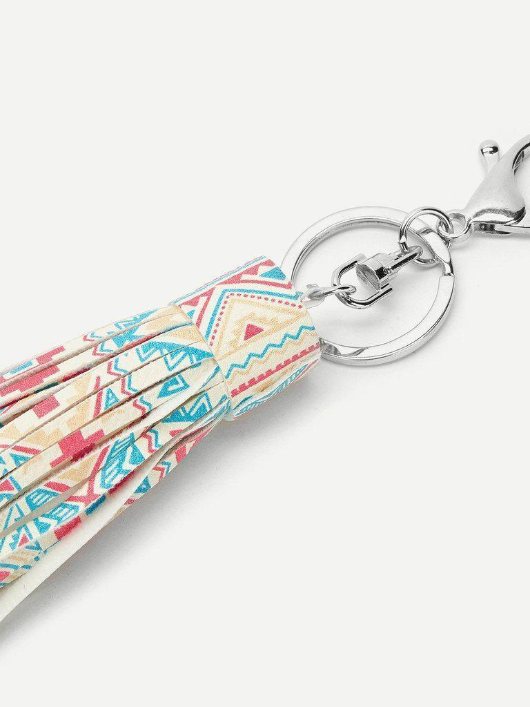 Geometric Tassel Keychain-others-Des Mess