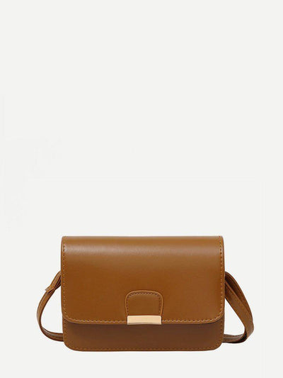 PU Flap Shoulder Bag-accessories-Des Mess