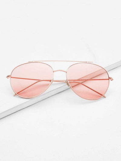 Top Bar Aviator Sunglasses-accessories-Des Mess